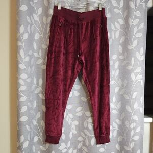 Polo Ralph Lauren Maroon Velour Drawstring Sweatpants Joggers size M